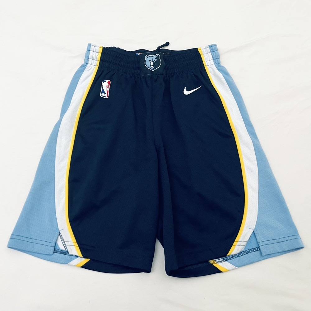 Memphis Grizzlies Nike Dri-Fit Engineered Shorts 30 Small Navy Blue NBA